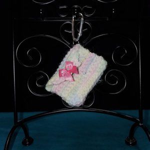 NWT Hand-Crocheted Mini Purse Key Chain